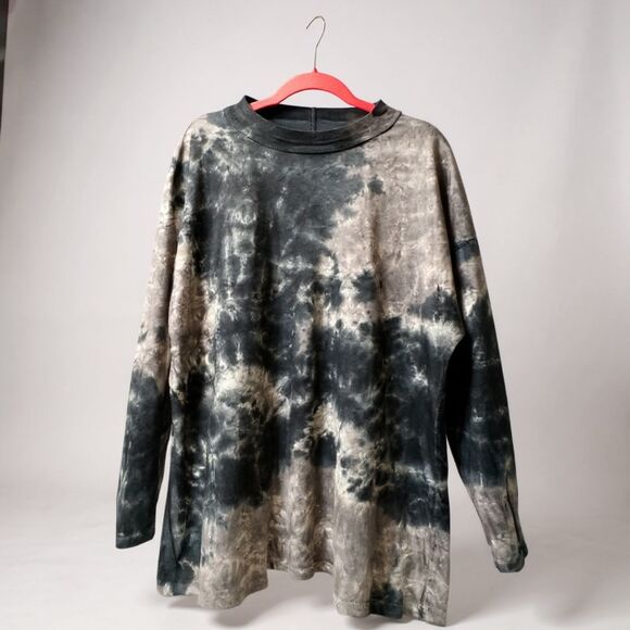 We The Free by Free People Tie Dye Pullover Top Size M – Oversized Cozy Tee - Picture 3 of 8